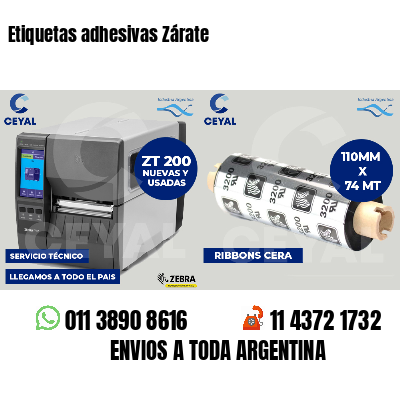 Etiquetas adhesivas Zárate