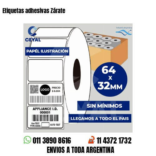 Etiquetas adhesivas Zárate