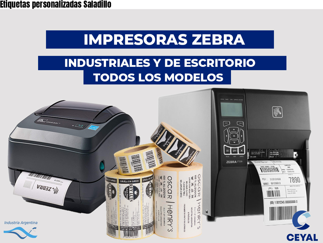 Etiquetas personalizadas Saladillo