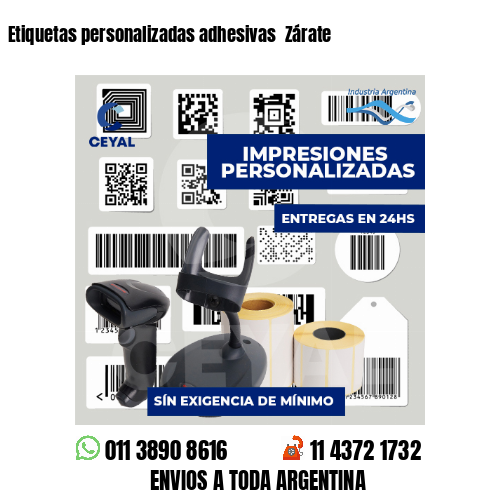 Etiquetas personalizadas adhesivas  Zárate