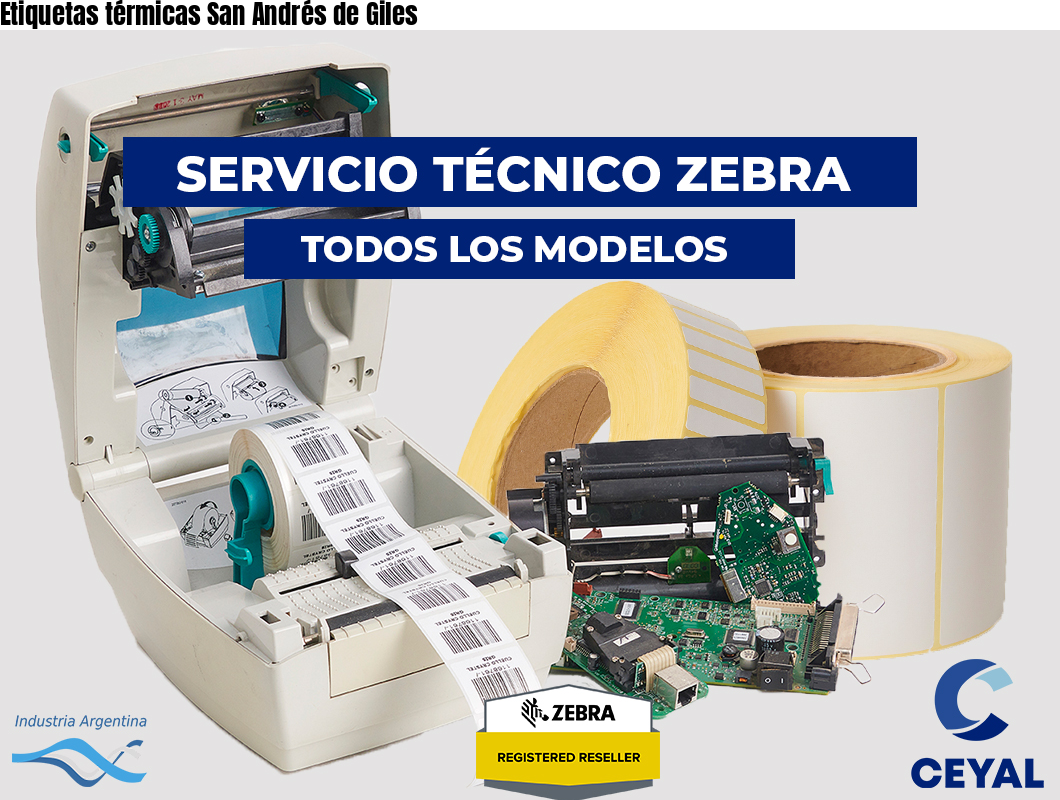 Etiquetas térmicas San Andrés de Giles