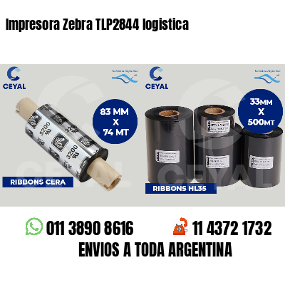 Impresora Zebra TLP2844 logistica