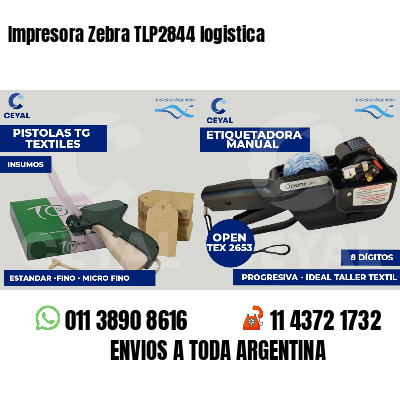 Impresora Zebra TLP2844 logistica