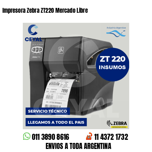 Impresora Zebra ZT220 Mercado Libre