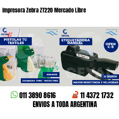 Impresora Zebra ZT220 Mercado Libre