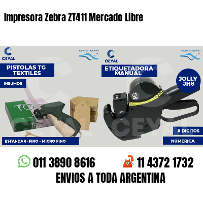 Impresora Zebra ZT411 Mercado Libre