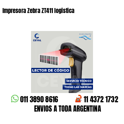 Impresora Zebra ZT411 logistica