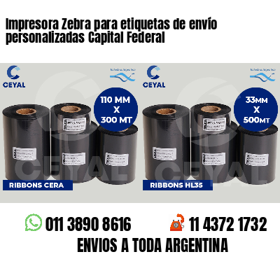 Impresora Zebra para etiquetas de envío personalizadas Capital Federal