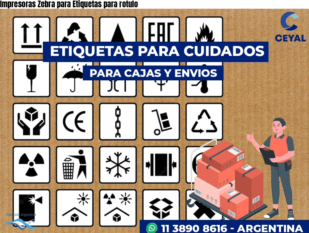 Impresoras Zebra para Etiquetas para rotulo