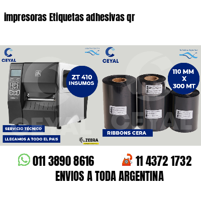 impresoras Etiquetas adhesivas qr