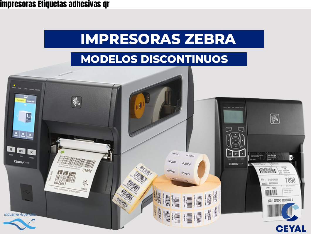 impresoras Etiquetas adhesivas qr