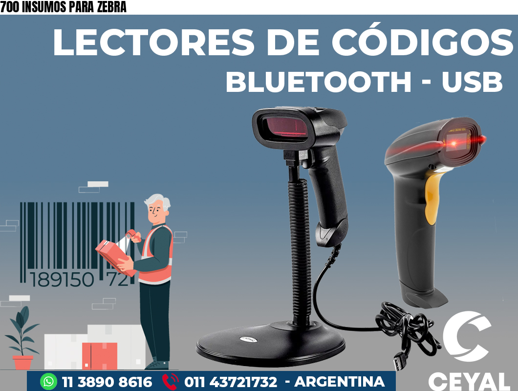 700 INSUMOS PARA ZEBRA