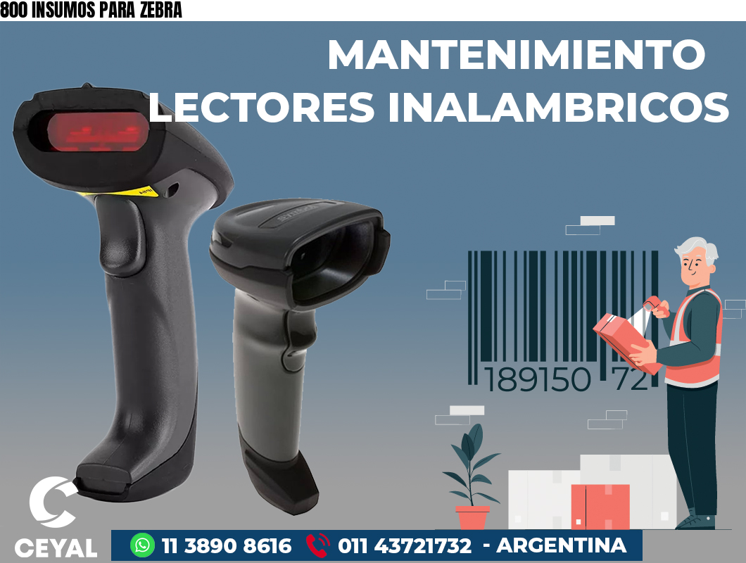 800 INSUMOS PARA ZEBRA