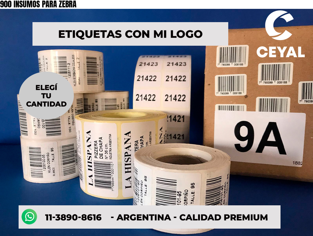 900 INSUMOS PARA ZEBRA