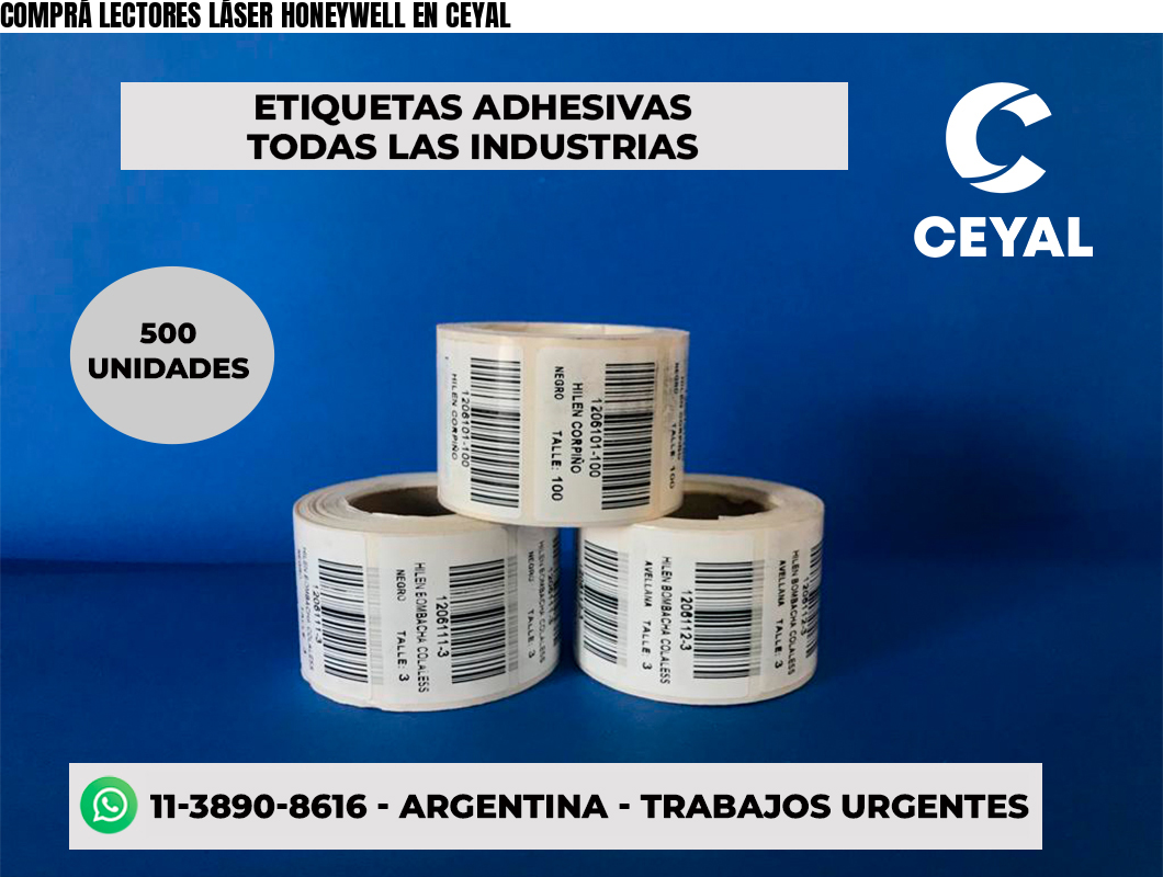 COMPRÁ LECTORES LÁSER HONEYWELL EN CEYAL
