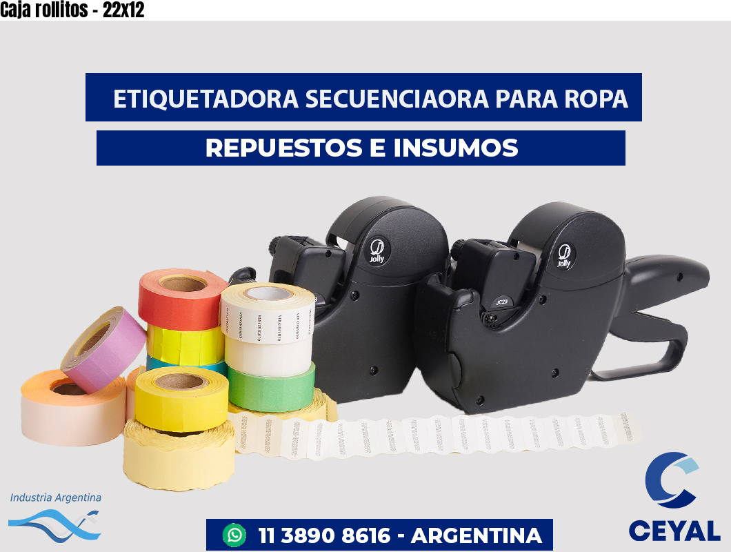 Caja rollitos - 22x12
