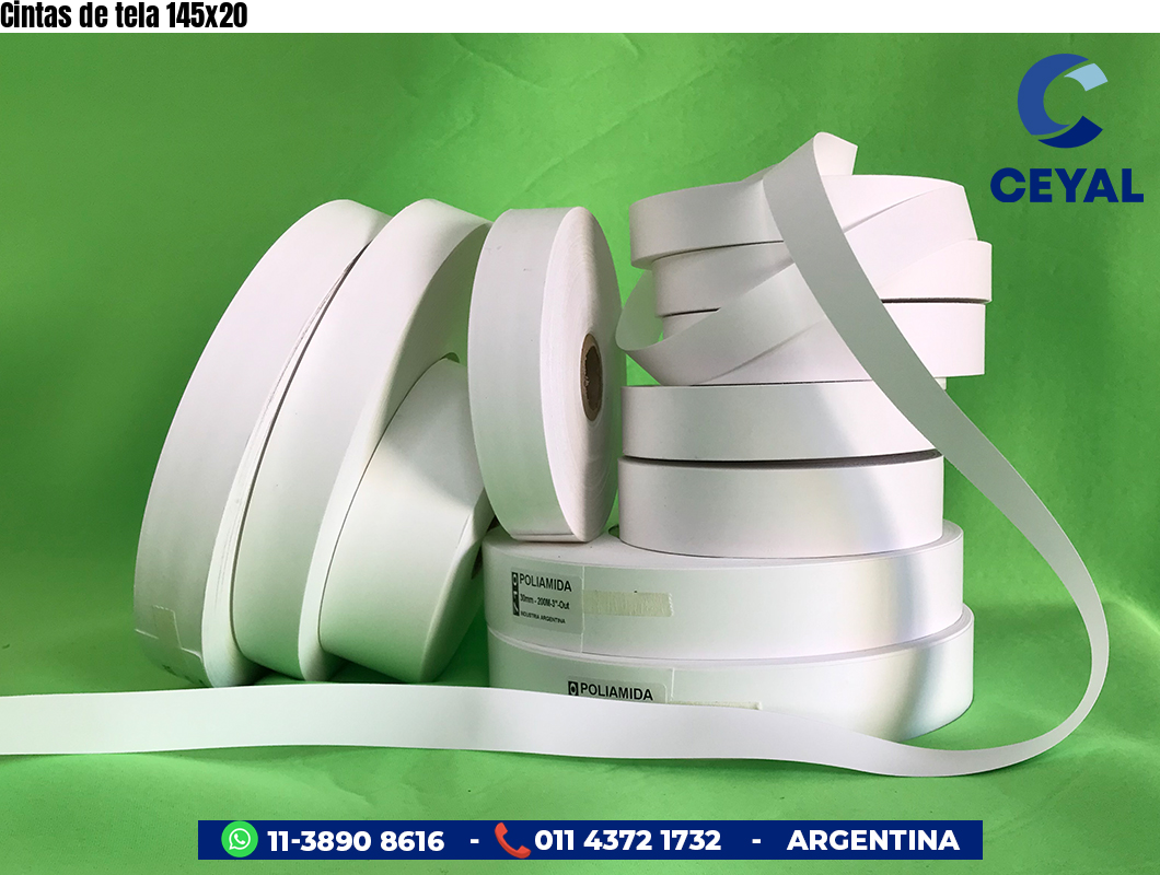 Cintas de tela 145×20