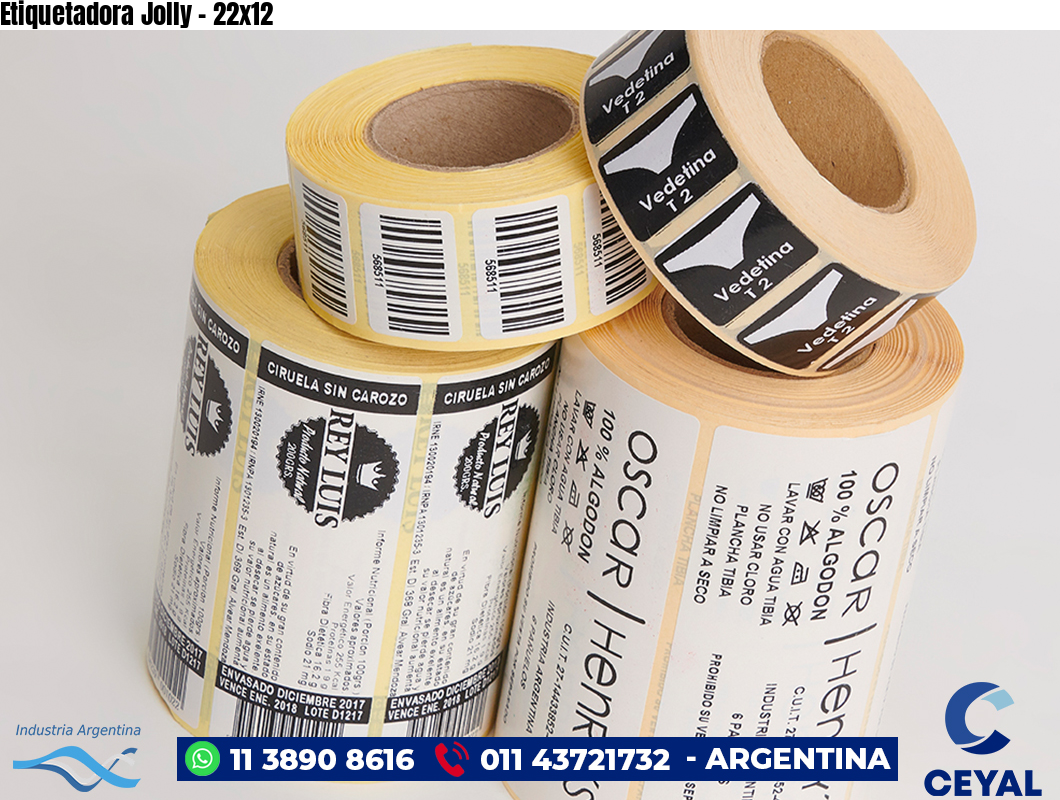 Etiquetadora Jolly - 22x12
