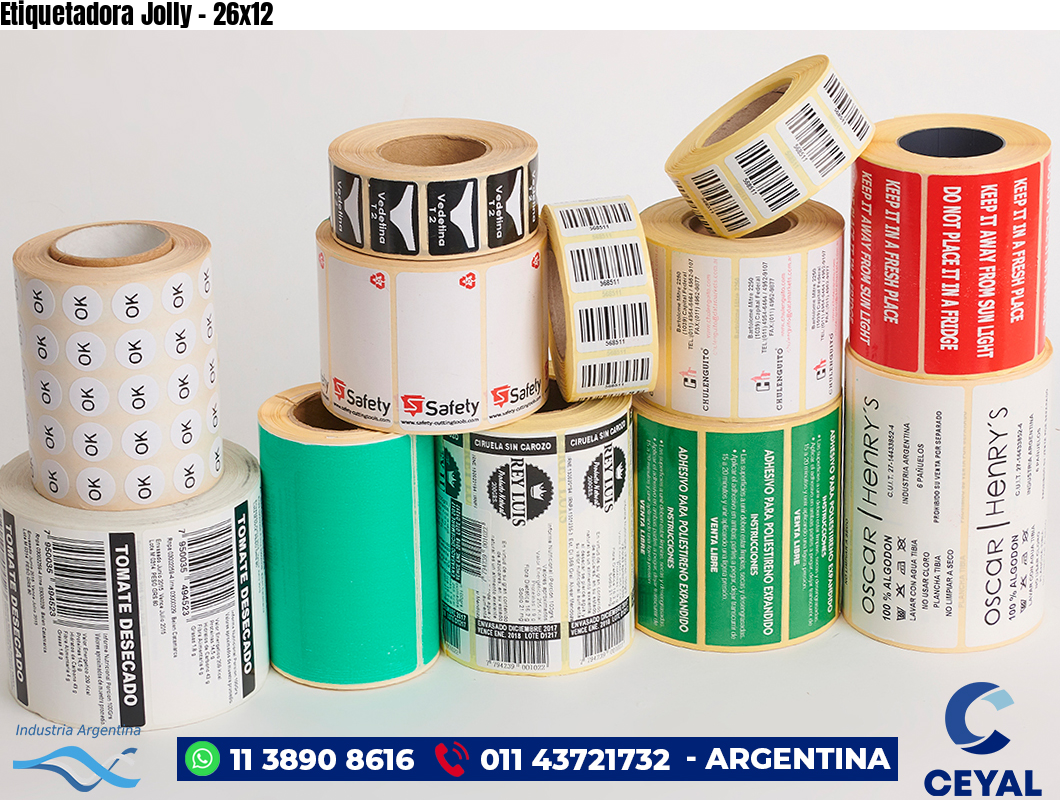 Etiquetadora Jolly - 26x12