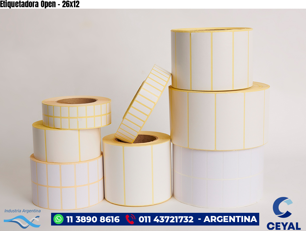 Etiquetadora Open - 26x12