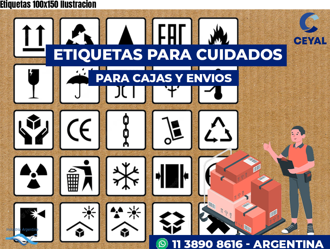 Etiquetas 100x150 Ilustracion