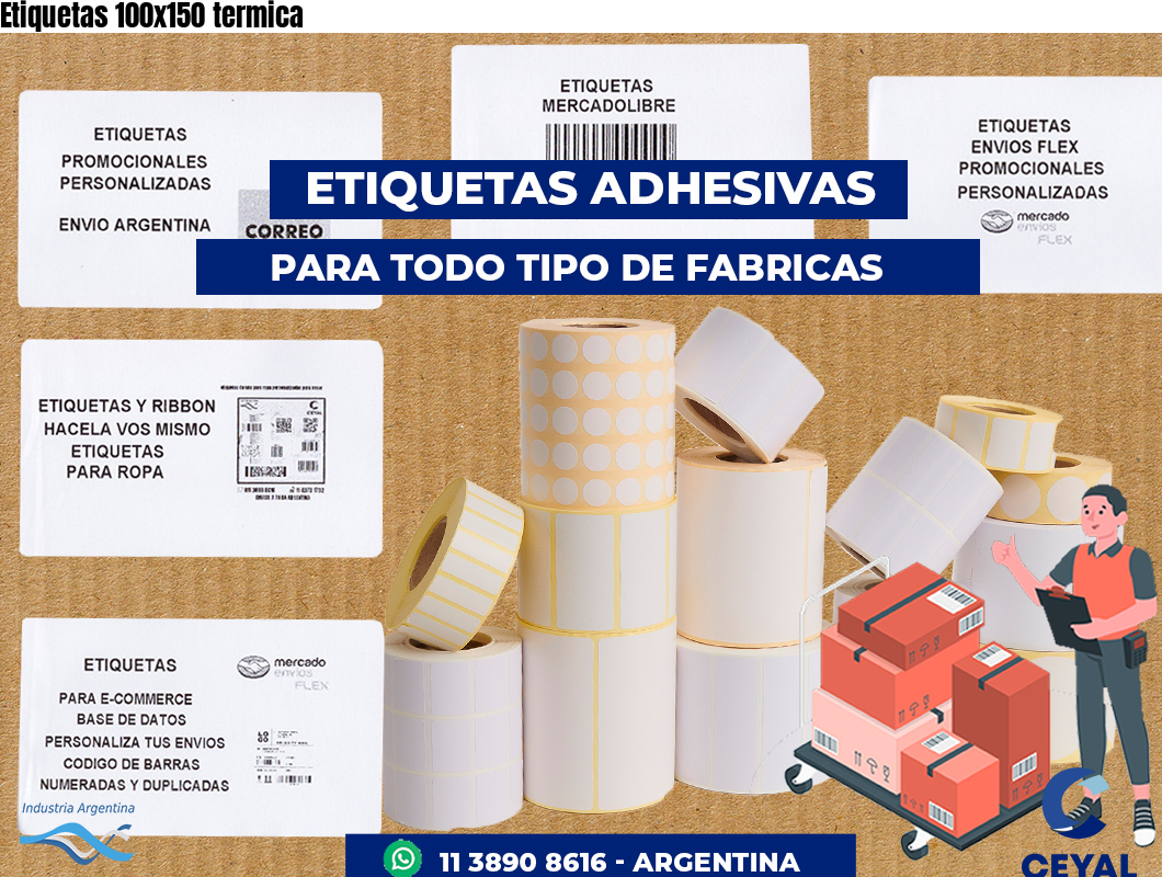 Etiquetas 100x150 termica