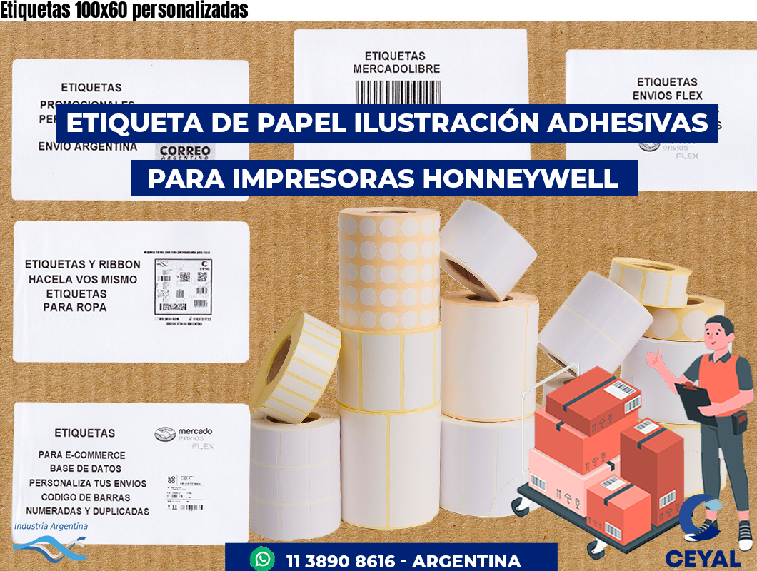 Etiquetas 100x60 personalizadas