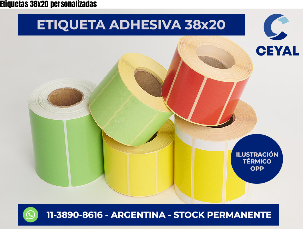 Etiquetas 38×20 personalizadas