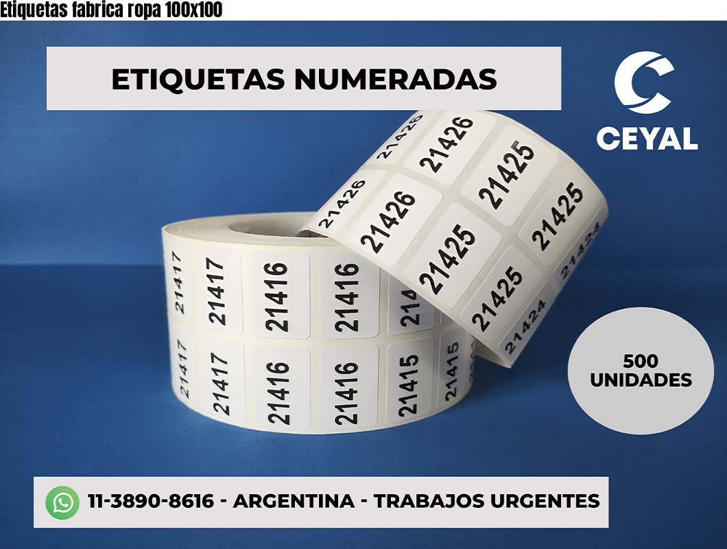 Etiquetas fabrica ropa 100×100