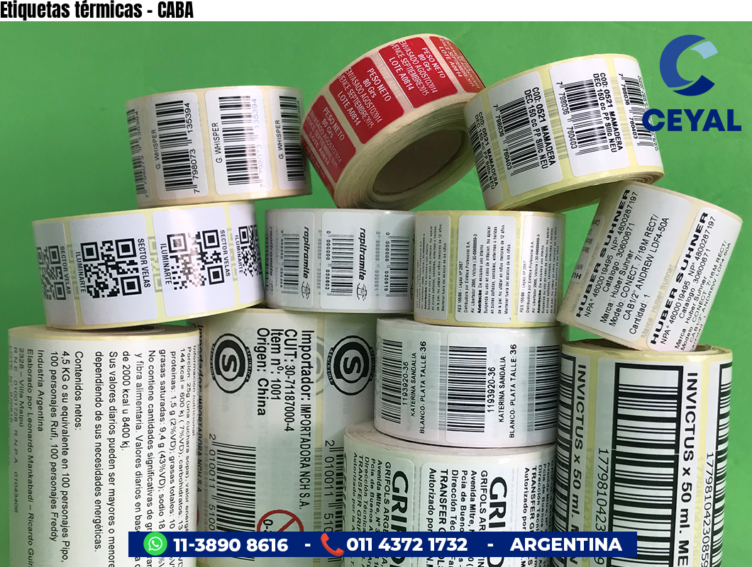 Etiquetas térmicas - CABA