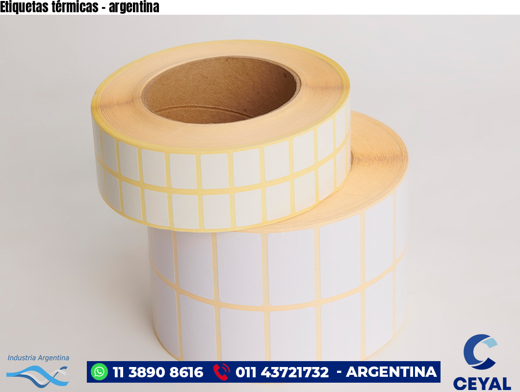 Etiquetas térmicas - argentina