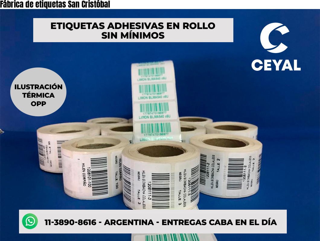 Fábrica de etiquetas San Cristóbal