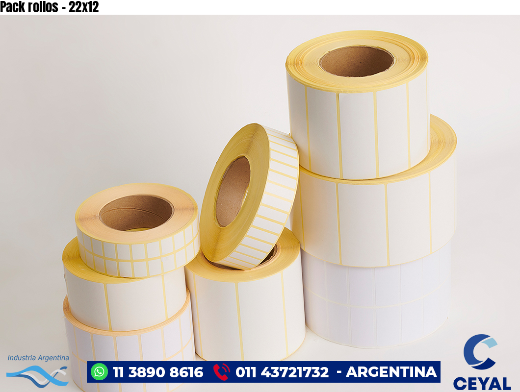 Pack rollos - 22x12