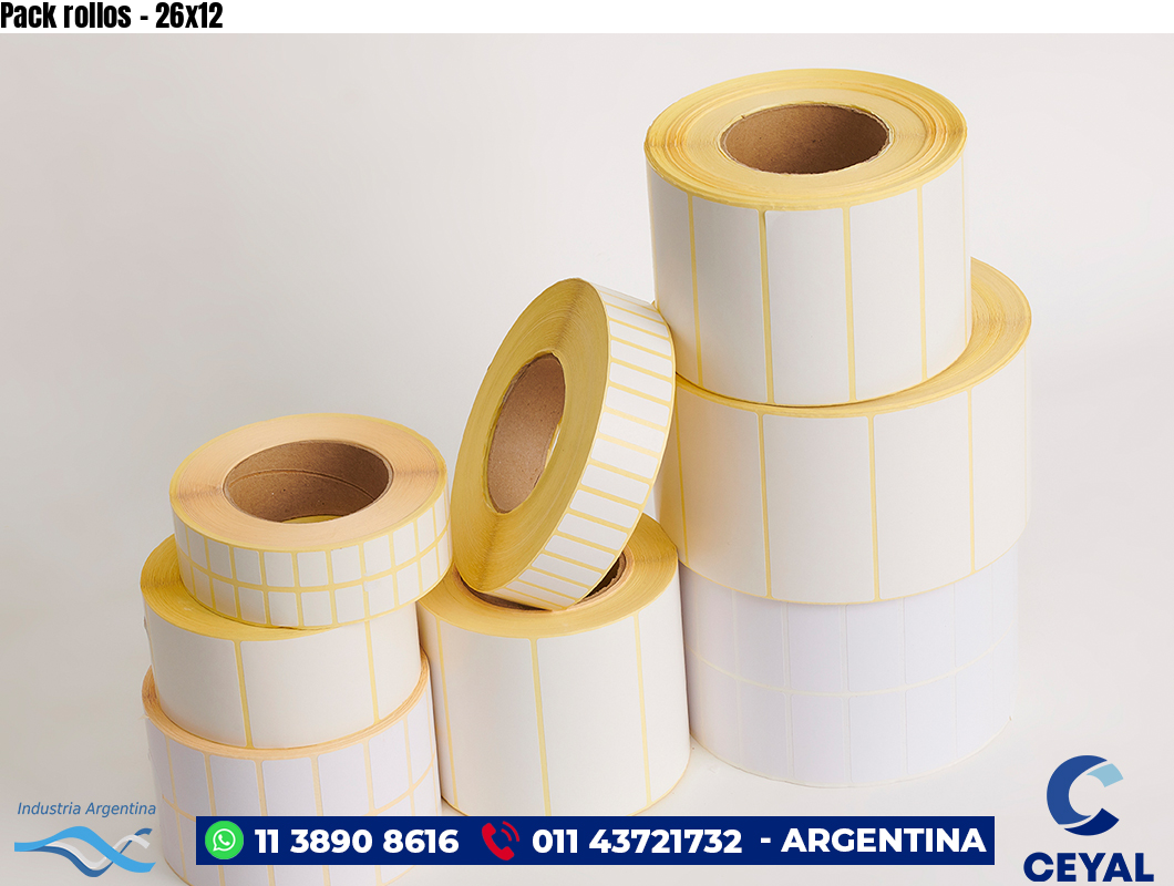 Pack rollos - 26x12