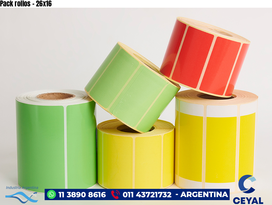 Pack rollos - 26x16