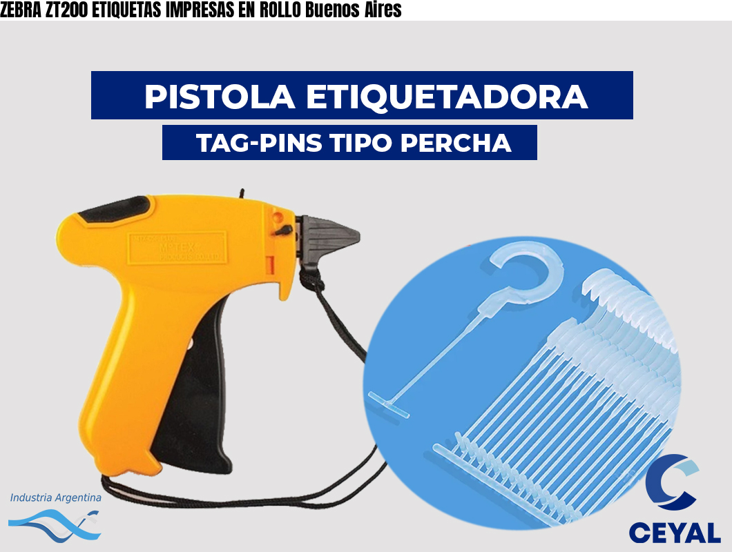 ZEBRA ZT200 ETIQUETAS IMPRESAS EN ROLLO Buenos Aires