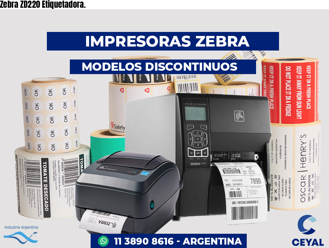 Zebra ZD220 Etiquetadora.