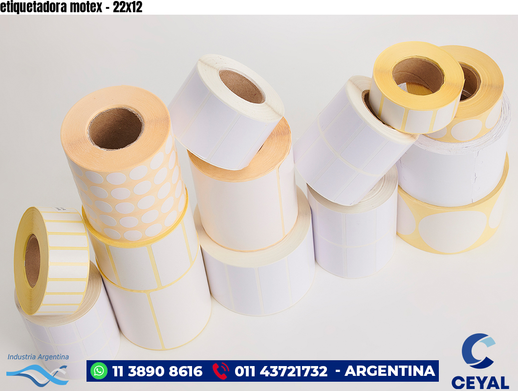 etiquetadora motex - 22x12