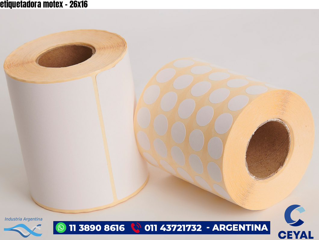 etiquetadora motex - 26x16