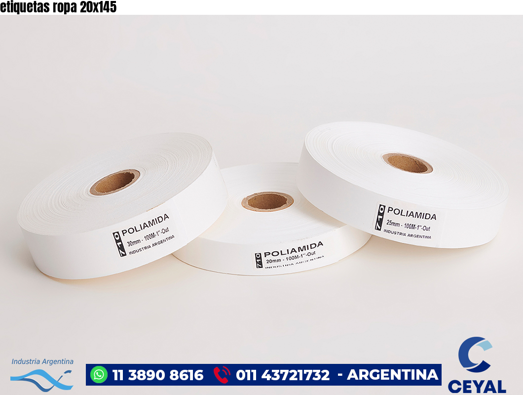 etiquetas ropa 20×145