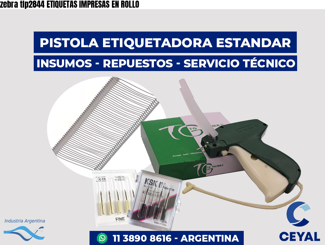 zebra tlp2844 ETIQUETAS IMPRESAS EN ROLLO
