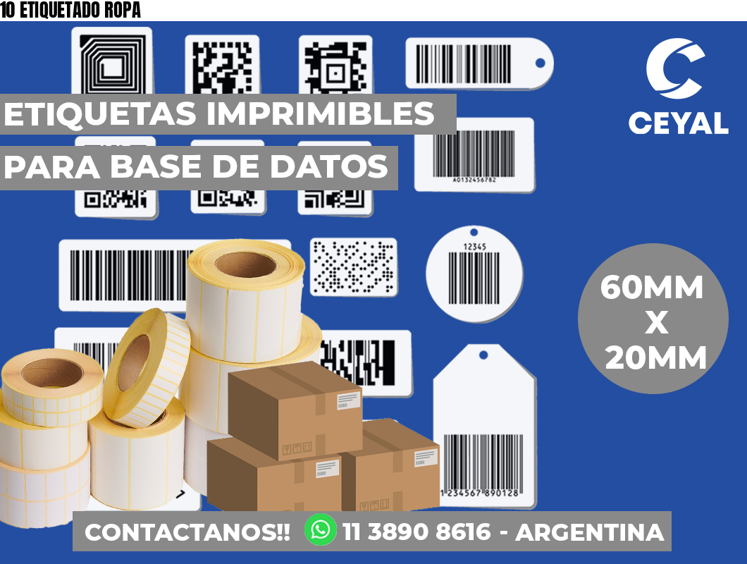 10 ETIQUETADO ROPA