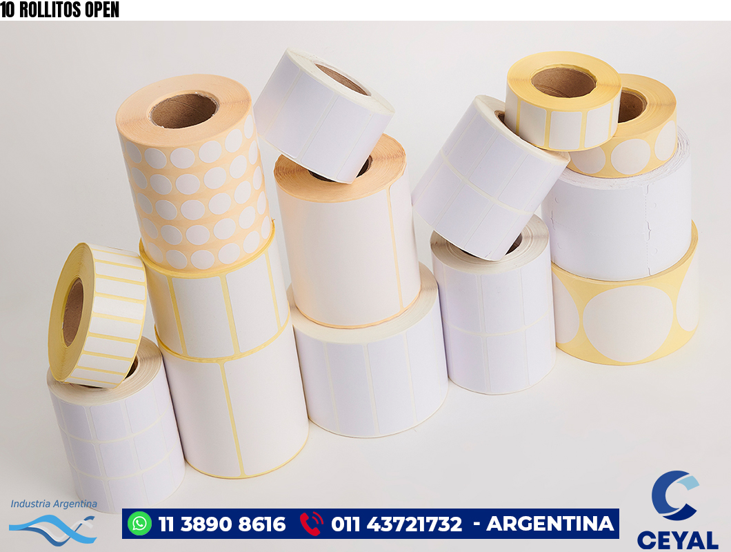 10 ROLLITOS OPEN