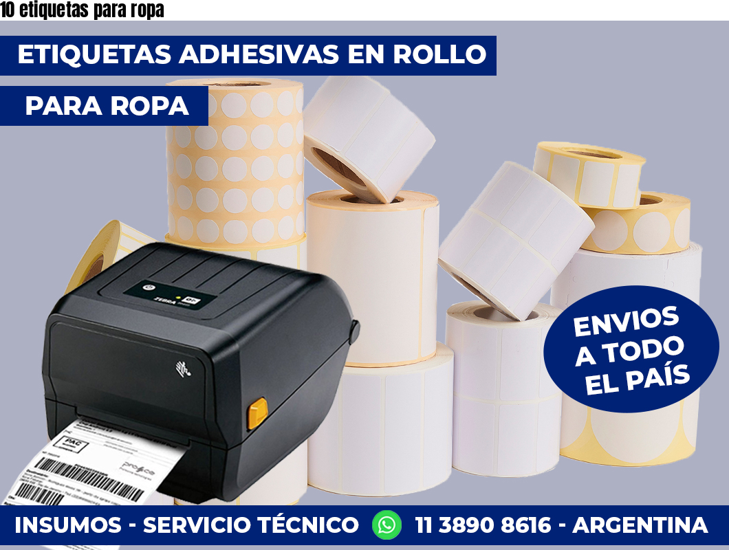 10 etiquetas para ropa