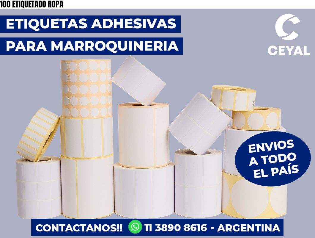 100 ETIQUETADO ROPA