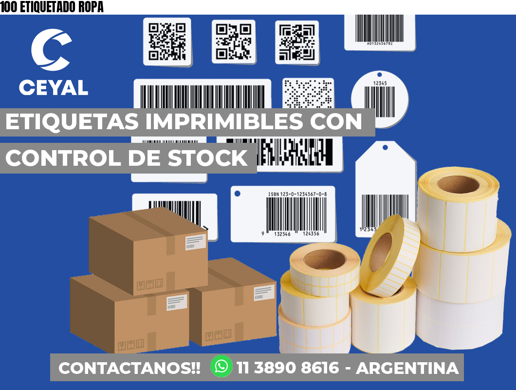 100 ETIQUETADO ROPA