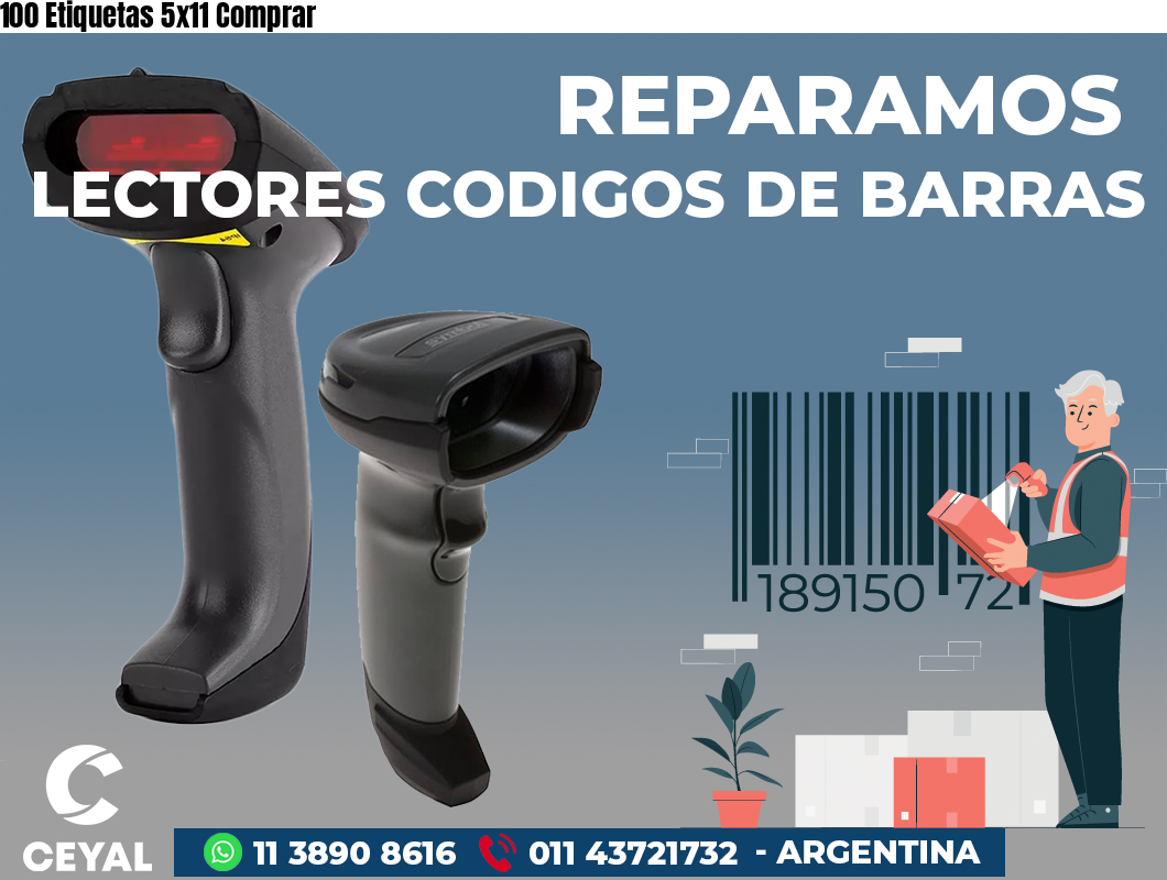 100 Etiquetas 5x11 Comprar