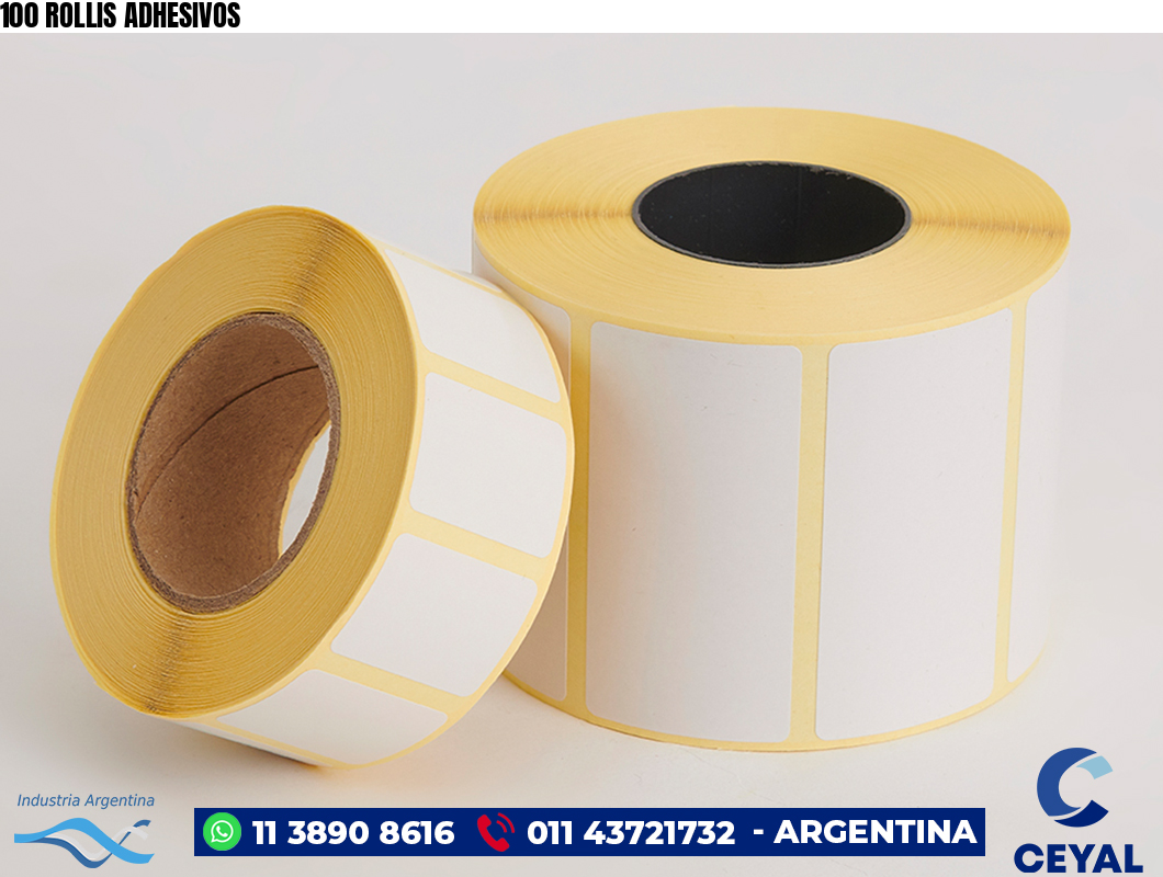 100 ROLLIS ADHESIVOS