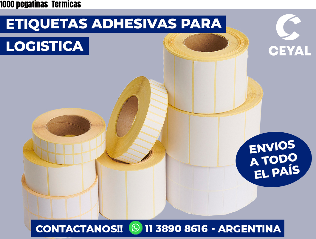 1000 pegatinas Termicas