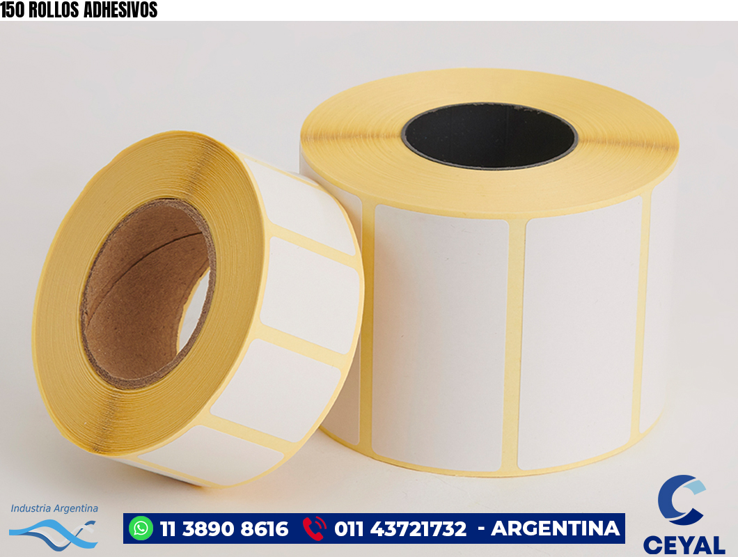 150 ROLLOS ADHESIVOS